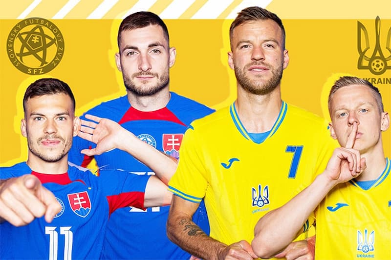 Thành tích đối đầu giữa Slovakia vs Ukraina